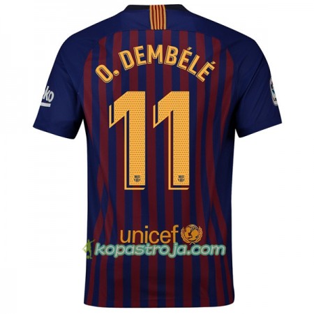 Billiga Fotbollströjor FC Barcelona O.Dembele 11 Hemma tröja 2018/19 Kortärmad